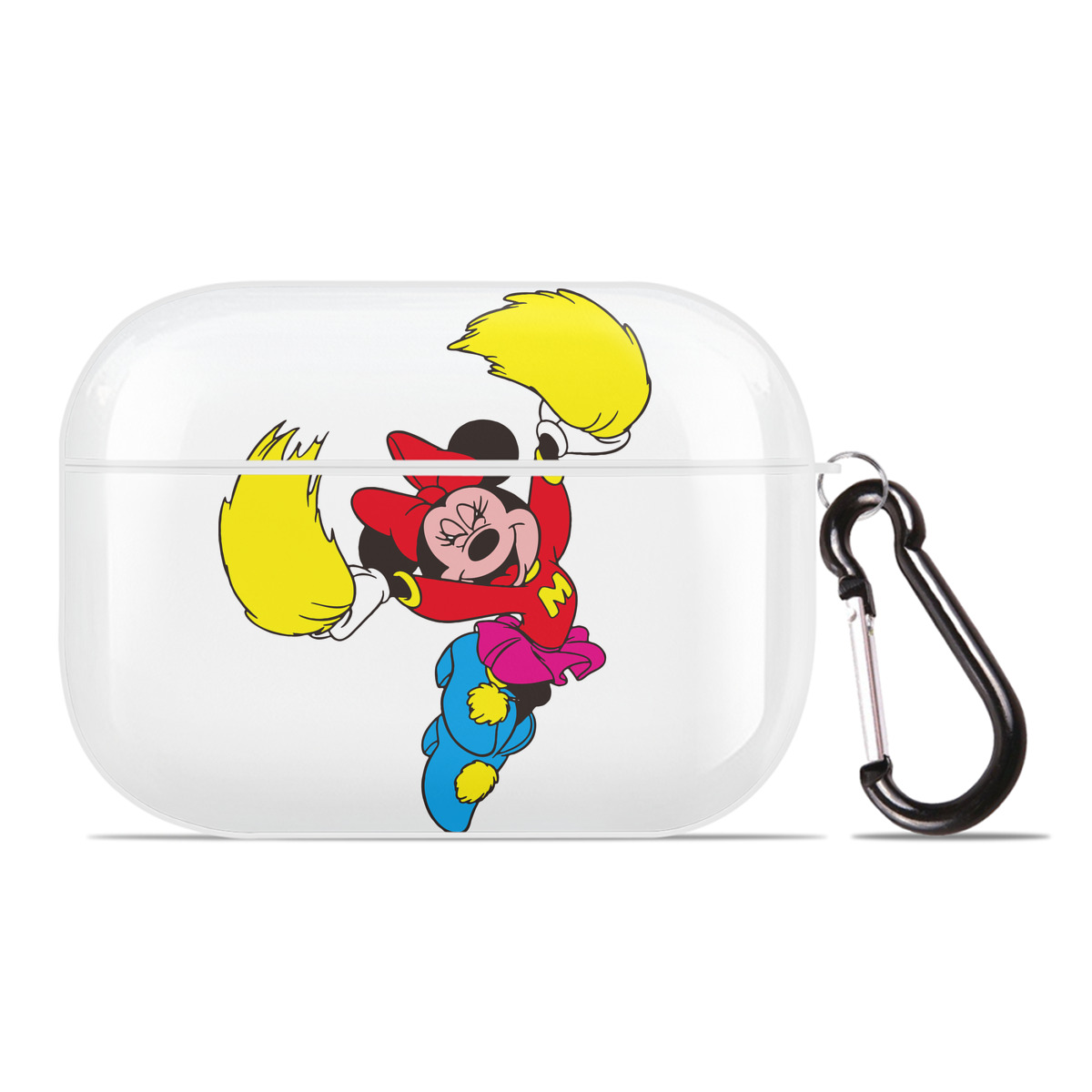 （画像用） ミッキーマウス Mickey Mouse 【AirPods Pro用】ハードシェル保護ケース 耐衝撃・防指紋・カラビナ付き商品仕様