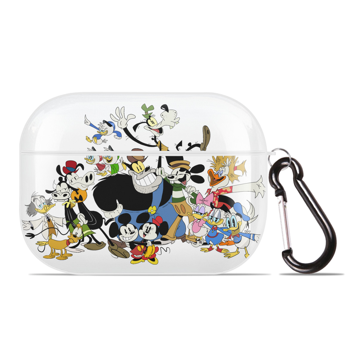 （画像用） ミッキーマウス Mickey Mouse 【AirPods Pro用】ハードシェル保護ケース 耐衝撃・防指紋・カラビナ付き商品仕様