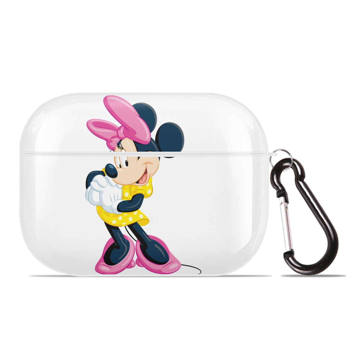 （画像用） ミッキーマウス Mickey Mouse 【AirPods Pro用】ハードシェル保護ケース 耐衝撃・防指紋・カラビナ付き商品仕様