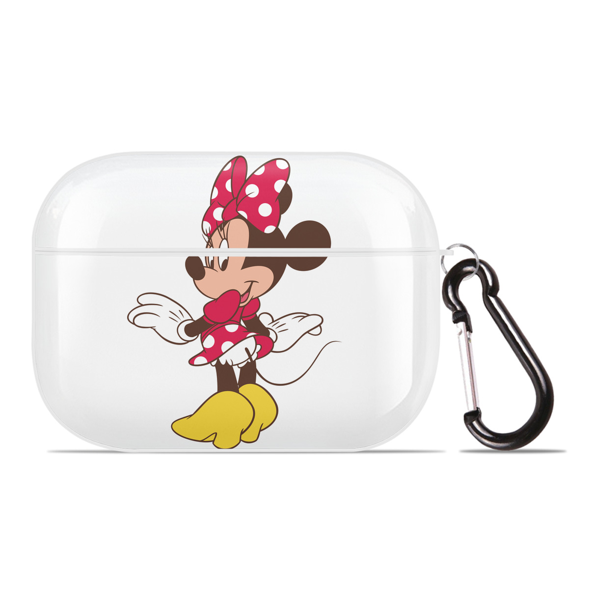 （画像用） ミッキーマウス Mickey Mouse 【AirPods Pro用】ハードシェル保護ケース 耐衝撃・防指紋・カラビナ付き商品仕様