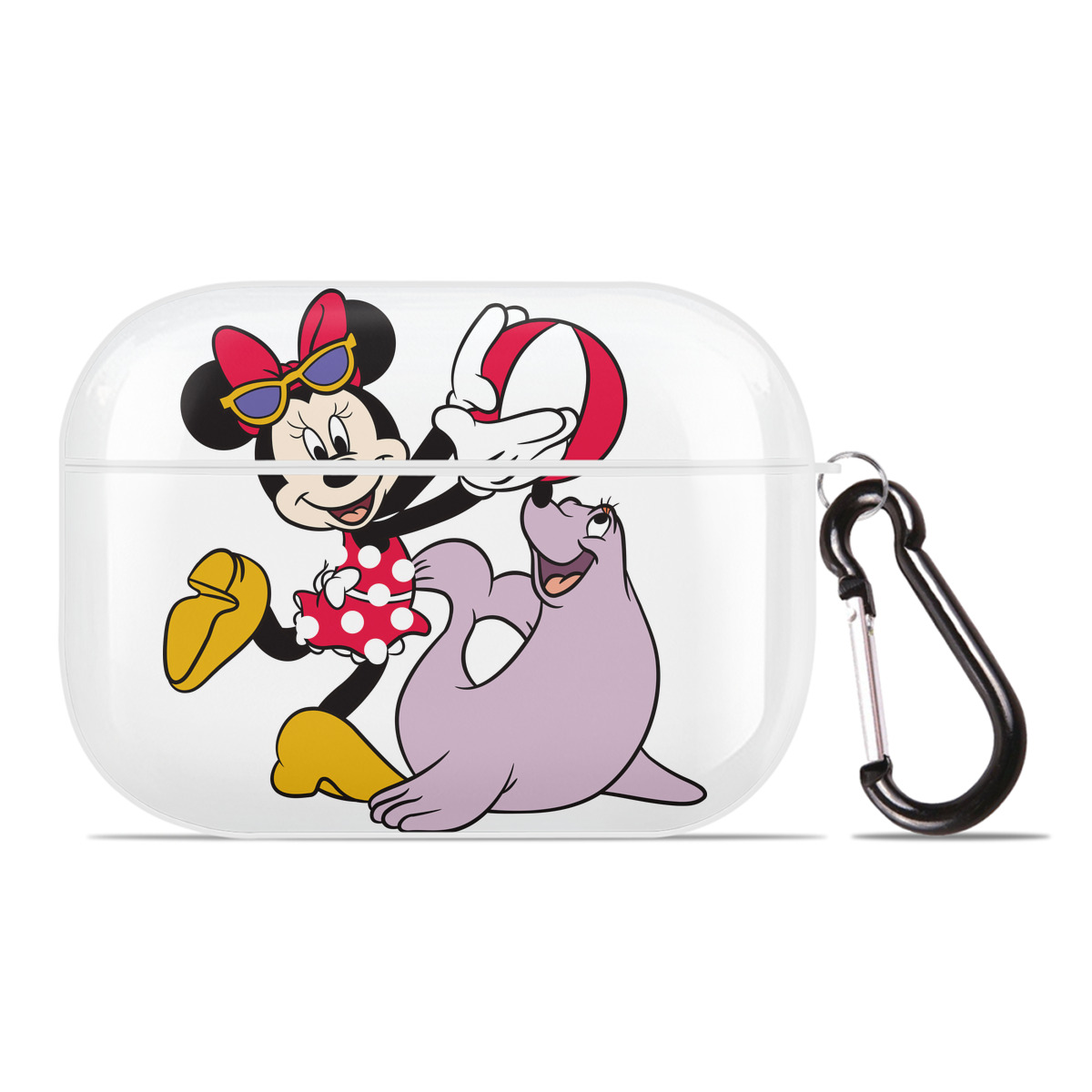 （画像用） ミッキーマウス Mickey Mouse 【AirPods Pro用】ハードシェル保護ケース 耐衝撃・防指紋・カラビナ付き商品仕様