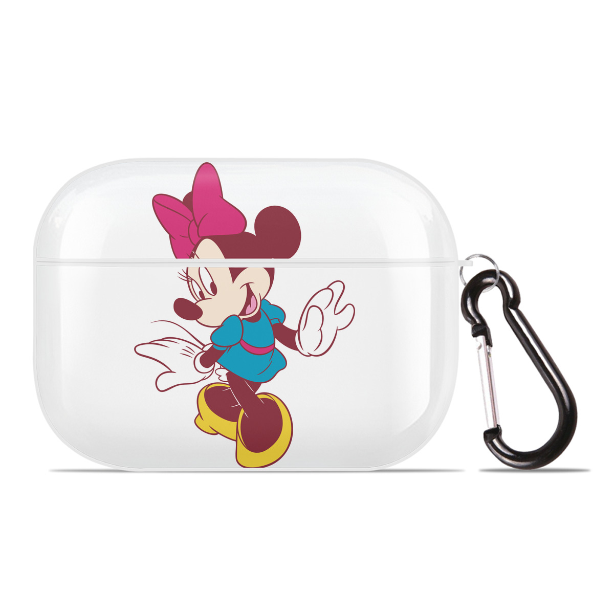 （画像用） ミッキーマウス Mickey Mouse 【AirPods Pro用】ハードシェル保護ケース 耐衝撃・防指紋・カラビナ付き商品仕様