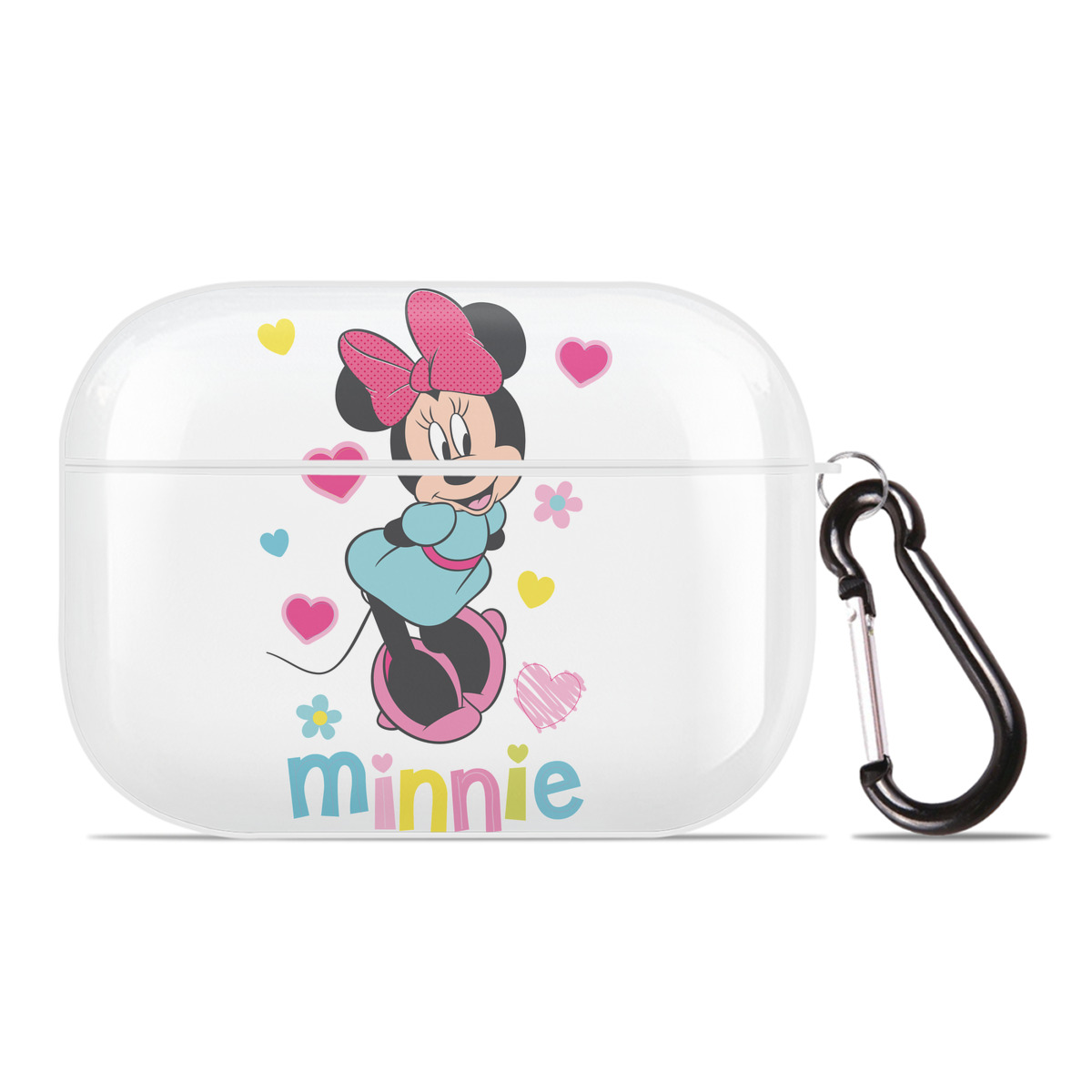 （画像用） ミッキーマウス Mickey Mouse 【AirPods Pro用】ハードシェル保護ケース 耐衝撃・防指紋・カラビナ付き商品仕様