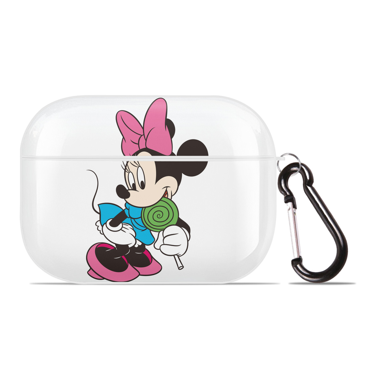 （画像用） ミッキーマウス Mickey Mouse 【AirPods Pro用】ハードシェル保護ケース 耐衝撃・防指紋・カラビナ付き商品仕様