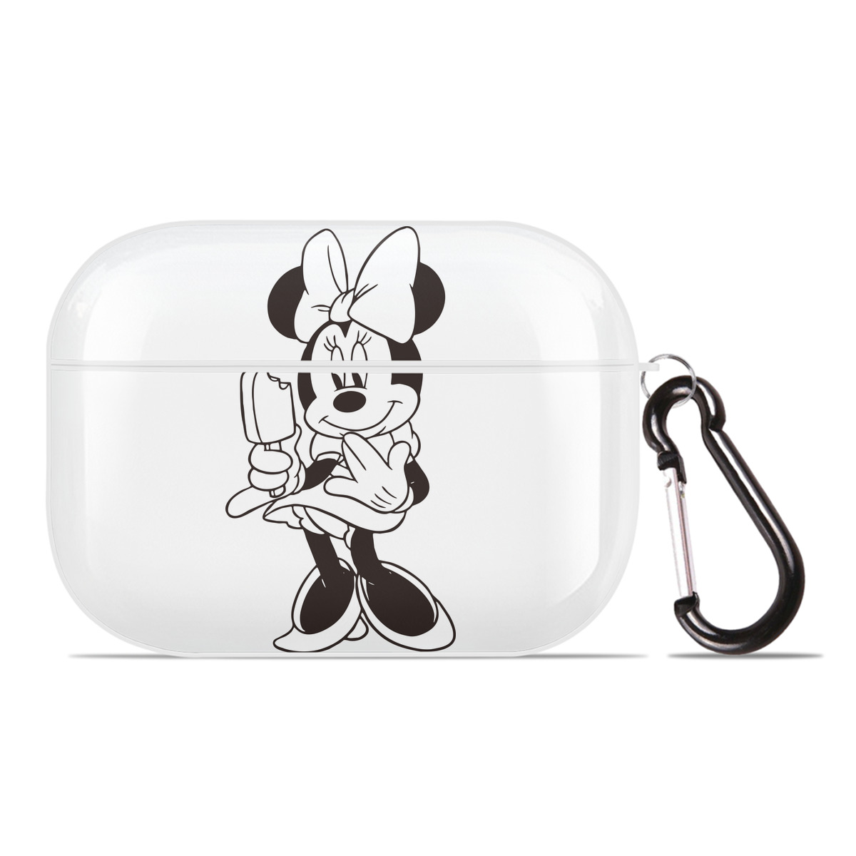 （画像用） ミッキーマウス Mickey Mouse 【AirPods Pro用】ハードシェル保護ケース 耐衝撃・防指紋・カラビナ付き商品仕様