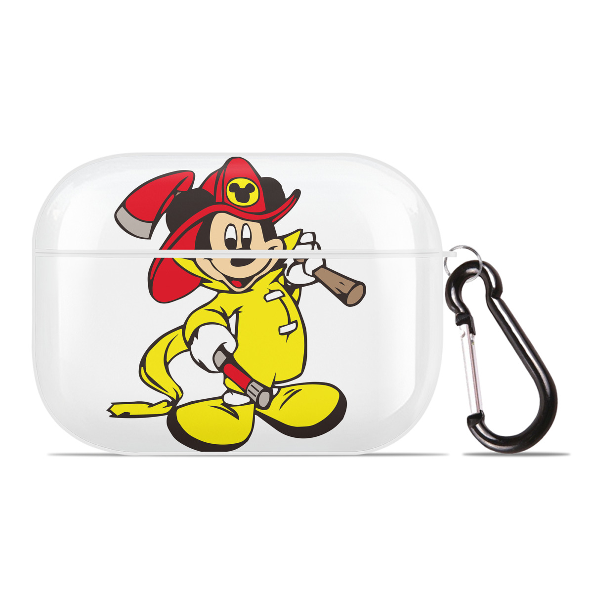 （画像用） ミッキーマウス Mickey Mouse 【AirPods Pro用】ハードシェル保護ケース 耐衝撃・防指紋・カラビナ付き商品仕様