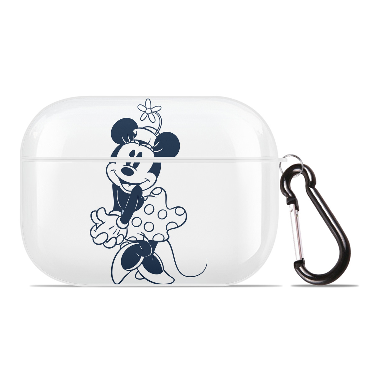 （画像用） ミッキーマウス Mickey Mouse 【AirPods Pro用】ハードシェル保護ケース 耐衝撃・防指紋・カラビナ付き商品仕様