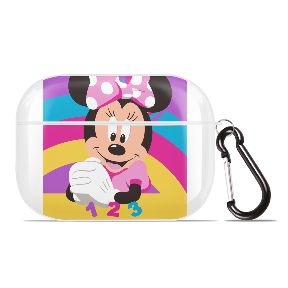 （画像用） ミッキーマウス Mickey Mouse 【AirPods Pro用】ハードシェル保護ケース 耐衝撃・防指紋・カラビナ付き商品仕様