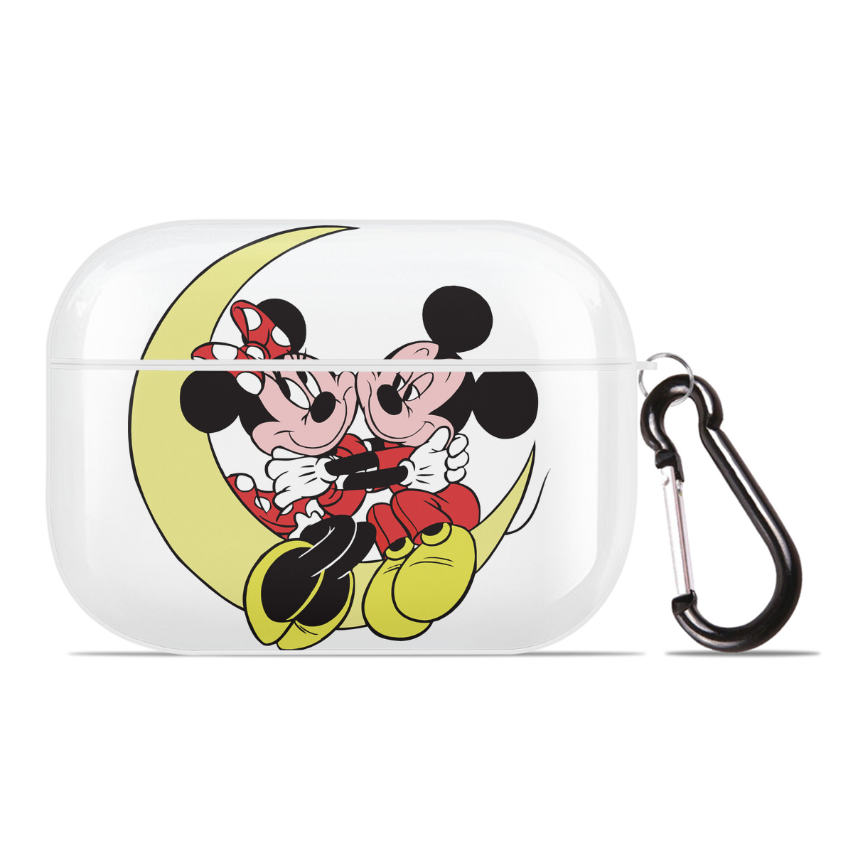 （画像用） ミッキーマウス Mickey Mouse 【AirPods Pro用】ハードシェル保護ケース 耐衝撃・防指紋・カラビナ付き商品仕様