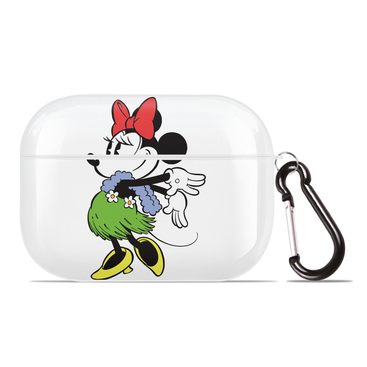 （画像用） ミッキーマウス Mickey Mouse 【AirPods Pro用】ハードシェル保護ケース 耐衝撃・防指紋・カラビナ付き商品仕様