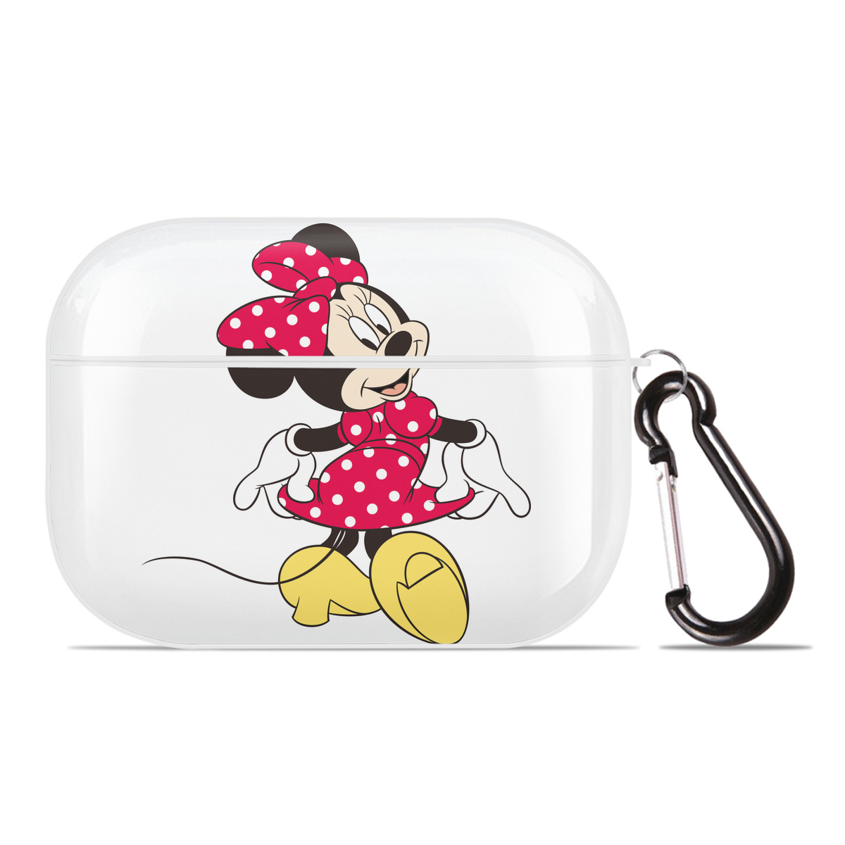（画像用） ミッキーマウス Mickey Mouse 【AirPods Pro用】ハードシェル保護ケース 耐衝撃・防指紋・カラビナ付き商品仕様