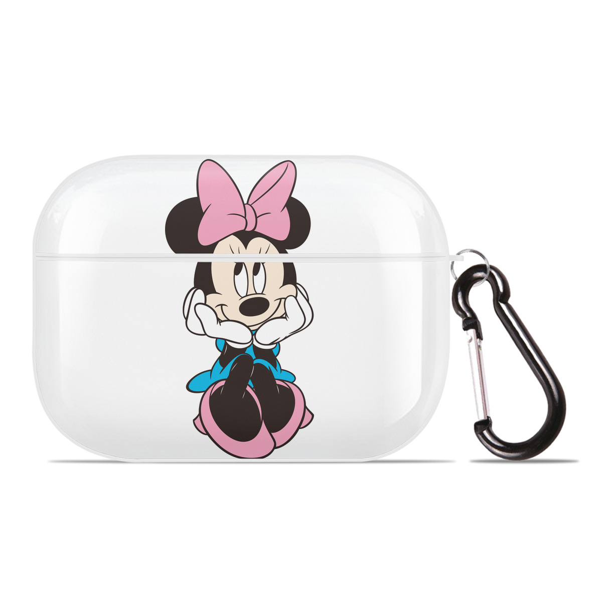 （画像用） ミッキーマウス Mickey Mouse 【AirPods Pro用】ハードシェル保護ケース 耐衝撃・防指紋・カラビナ付き商品仕様
