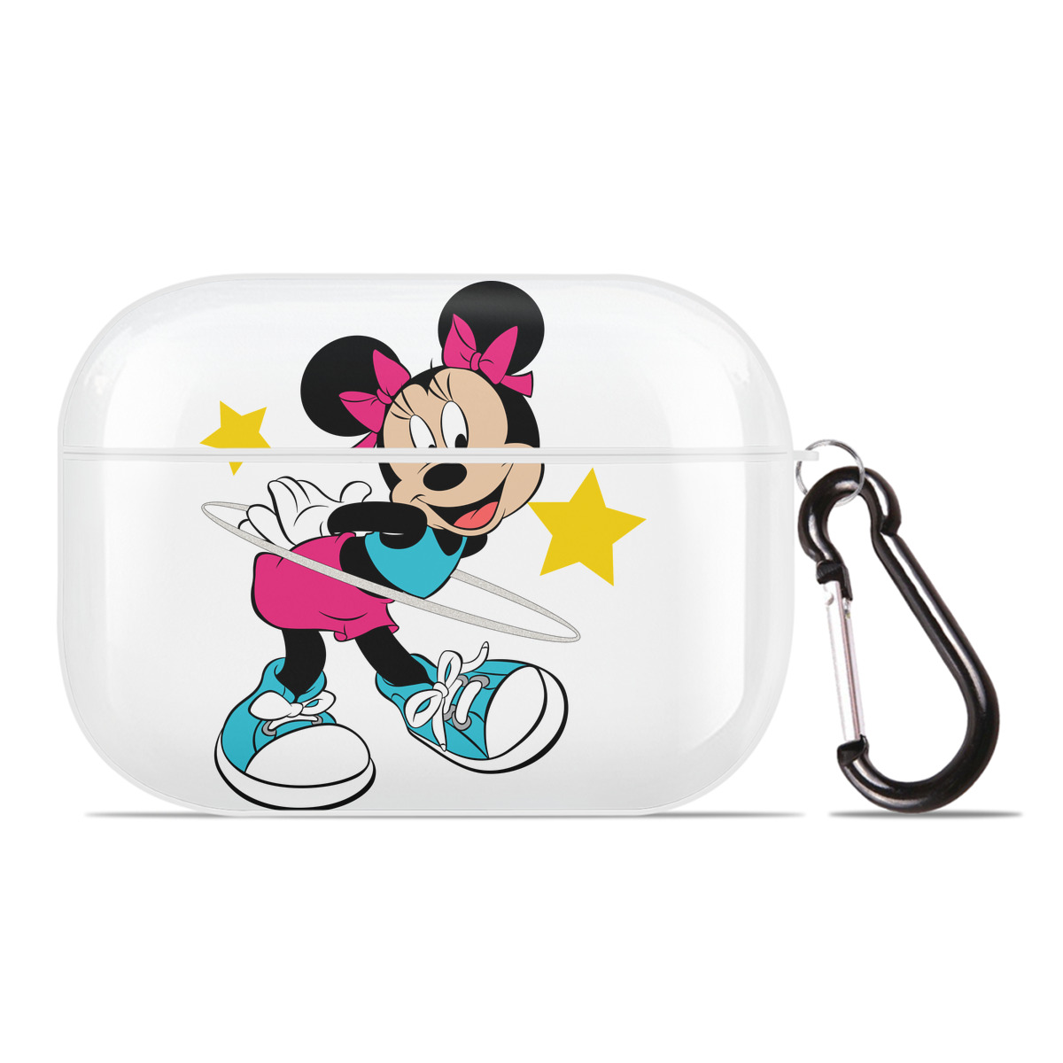 （画像用） ミッキーマウス Mickey Mouse 【AirPods Pro用】ハードシェル保護ケース 耐衝撃・防指紋・カラビナ付き商品仕様