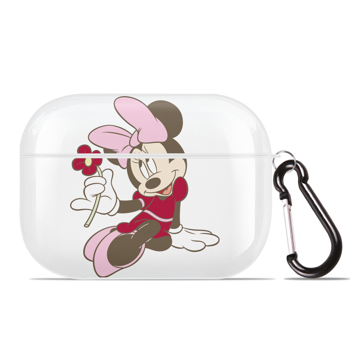 （画像用） ミッキーマウス Mickey Mouse 【AirPods Pro用】ハードシェル保護ケース 耐衝撃・防指紋・カラビナ付き商品仕様