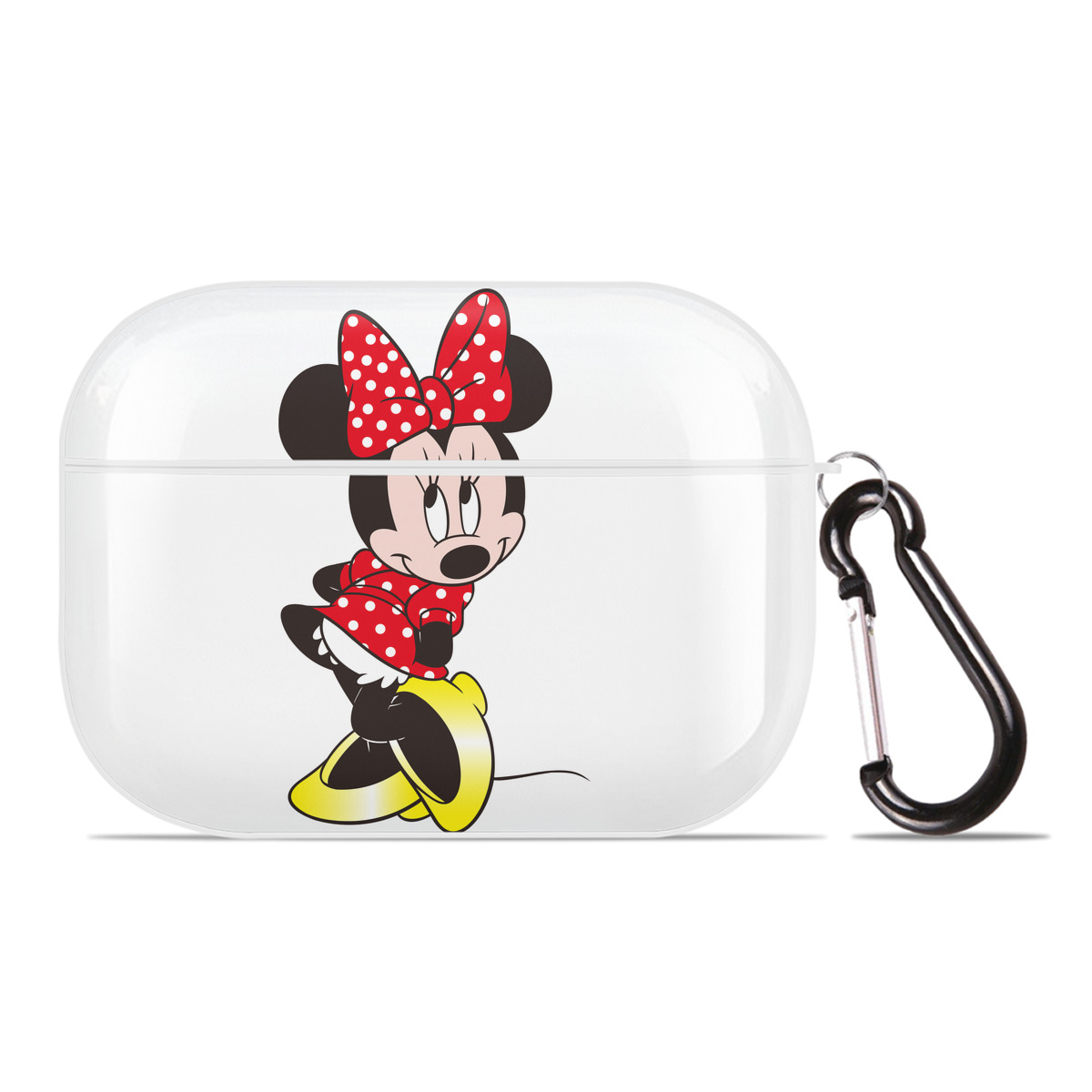 （画像用） ミッキーマウス Mickey Mouse 【AirPods Pro用】ハードシェル保護ケース 耐衝撃・防指紋・カラビナ付き商品仕様