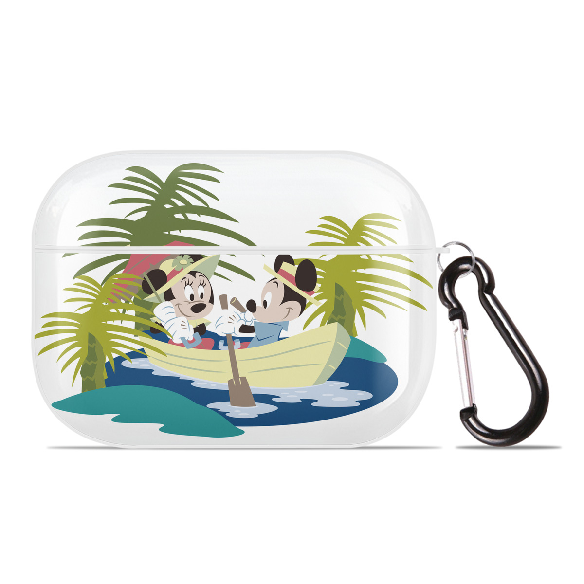 （画像用） ミッキーマウス Mickey Mouse 【AirPods Pro用】ハードシェル保護ケース 耐衝撃・防指紋・カラビナ付き商品仕様