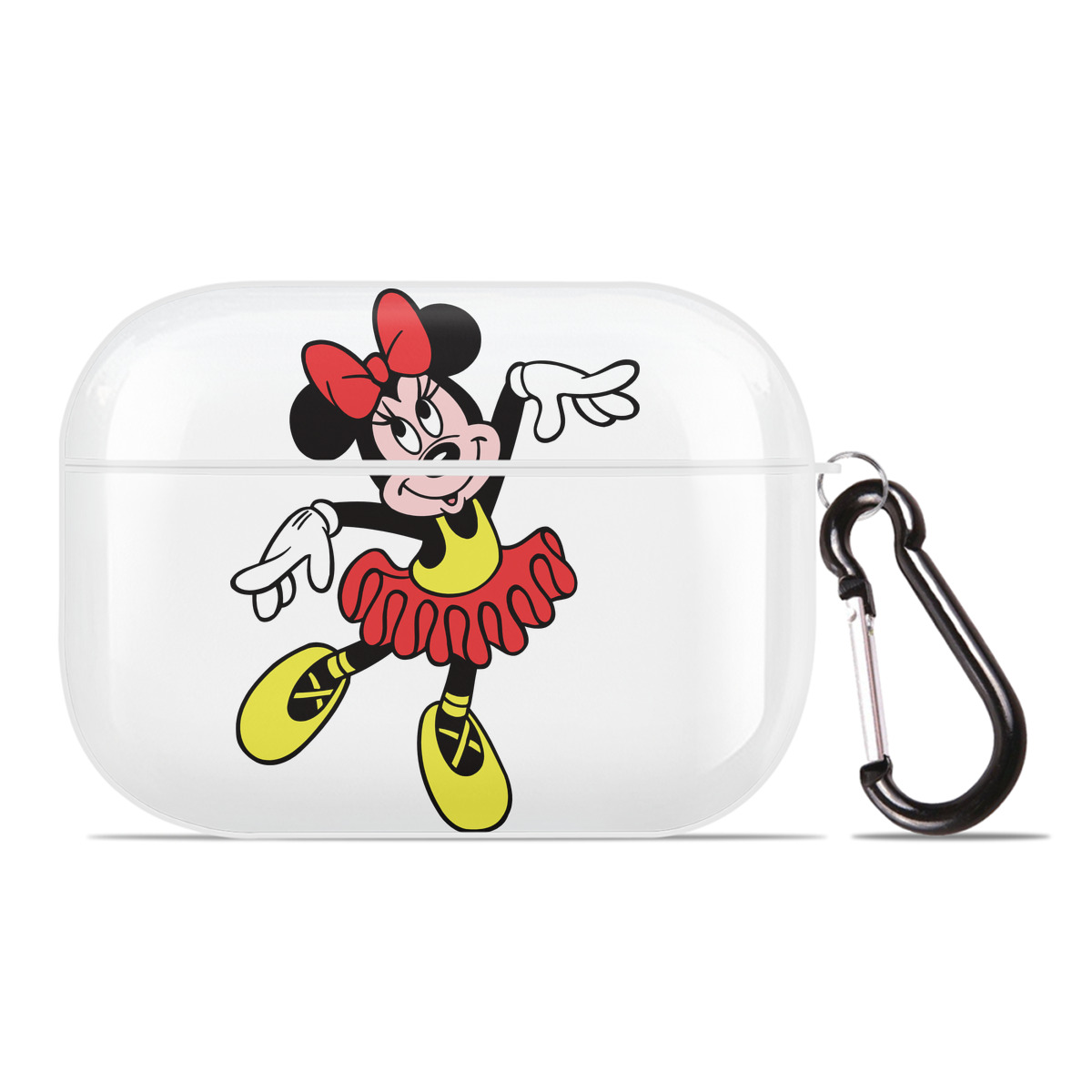 （画像用） ミッキーマウス Mickey Mouse 【AirPods Pro用】ハードシェル保護ケース 耐衝撃・防指紋・カラビナ付き商品仕様