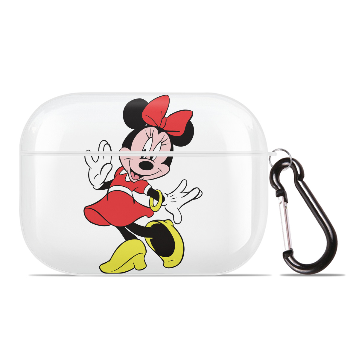 （画像用） ミッキーマウス Mickey Mouse 【AirPods Pro用】ハードシェル保護ケース 耐衝撃・防指紋・カラビナ付き商品仕様