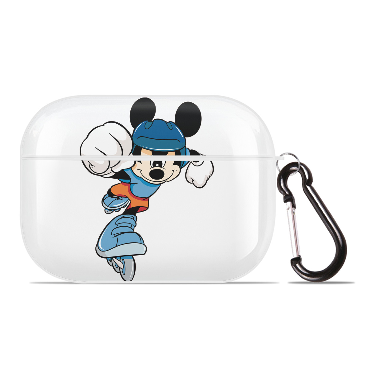 （画像用） ミッキーマウス Mickey Mouse 【AirPods Pro用】ハードシェル保護ケース 耐衝撃・防指紋・カラビナ付き商品仕様