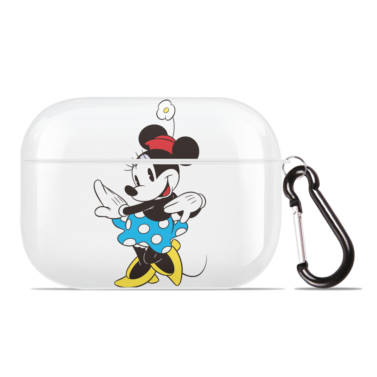 （画像用） ミッキーマウス Mickey Mouse 【AirPods Pro用】ハードシェル保護ケース 耐衝撃・防指紋・カラビナ付き商品仕様