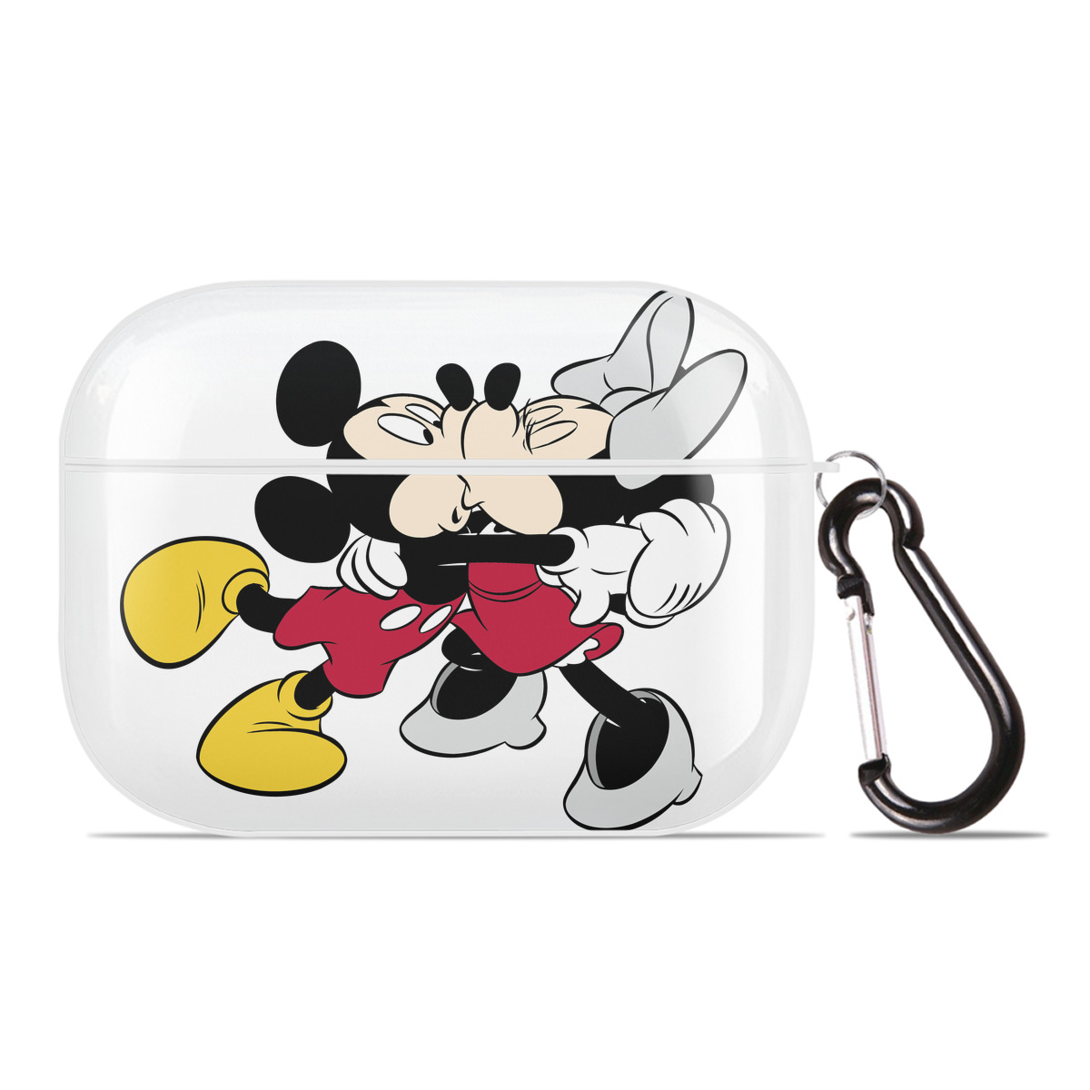 （画像用） ミッキーマウス Mickey Mouse 【AirPods Pro用】ハードシェル保護ケース 耐衝撃・防指紋・カラビナ付き商品仕様