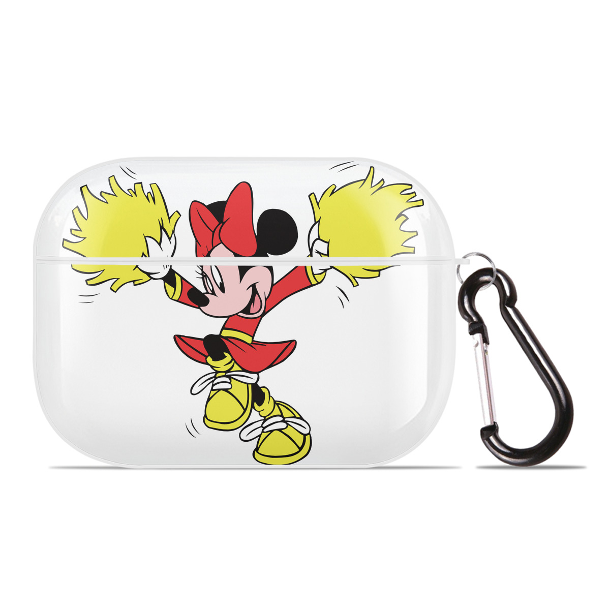 （画像用） ミッキーマウス Mickey Mouse 【AirPods Pro用】ハードシェル保護ケース 耐衝撃・防指紋・カラビナ付き商品仕様