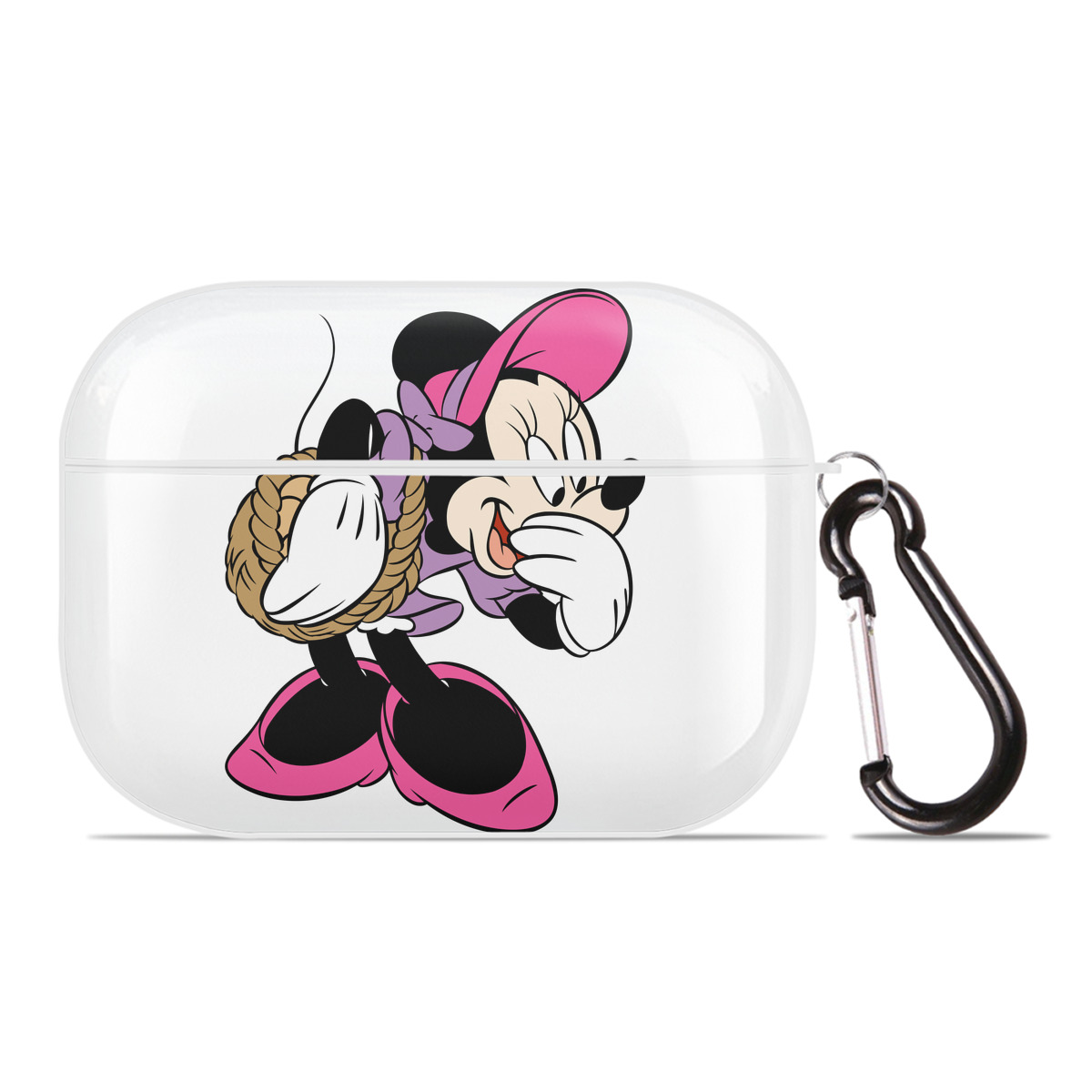 （画像用） ミッキーマウス Mickey Mouse 【AirPods Pro用】ハードシェル保護ケース 耐衝撃・防指紋・カラビナ付き商品仕様