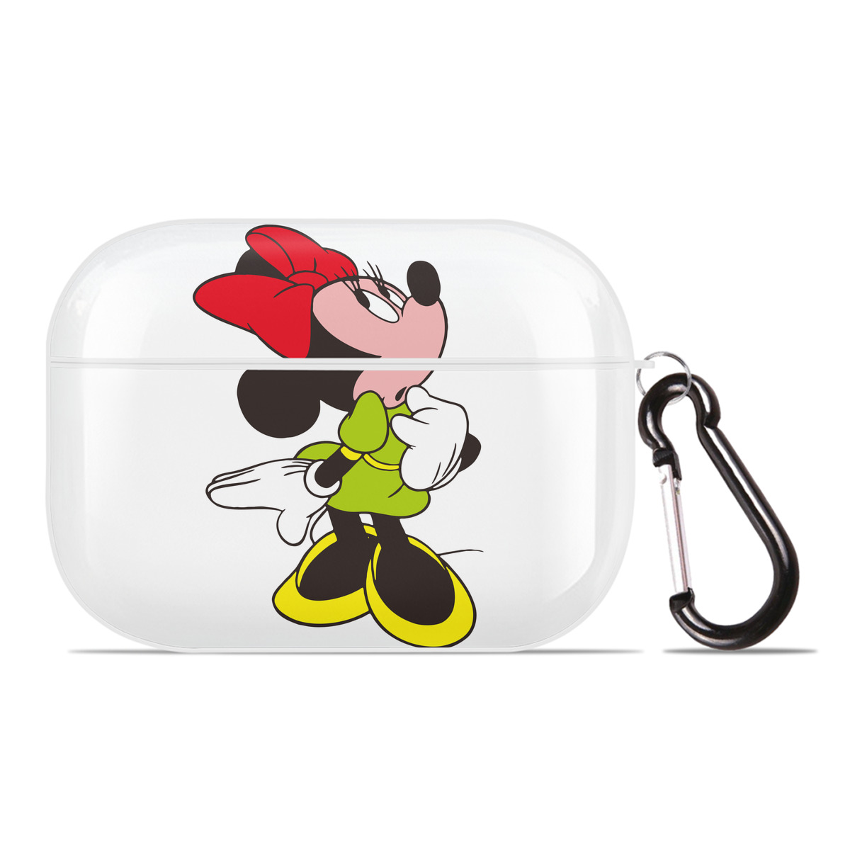 （画像用） ミッキーマウス Mickey Mouse 【AirPods Pro用】ハードシェル保護ケース 耐衝撃・防指紋・カラビナ付き商品仕様