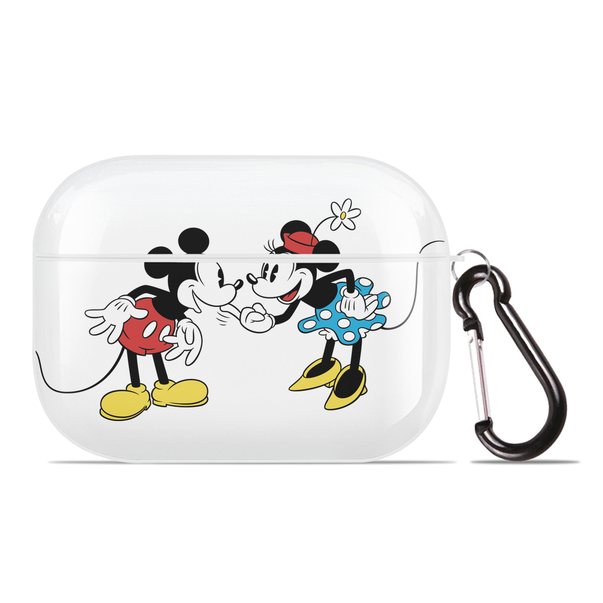 （画像用） ミッキーマウス Mickey Mouse 【AirPods Pro用】ハードシェル保護ケース 耐衝撃・防指紋・カラビナ付き商品仕様