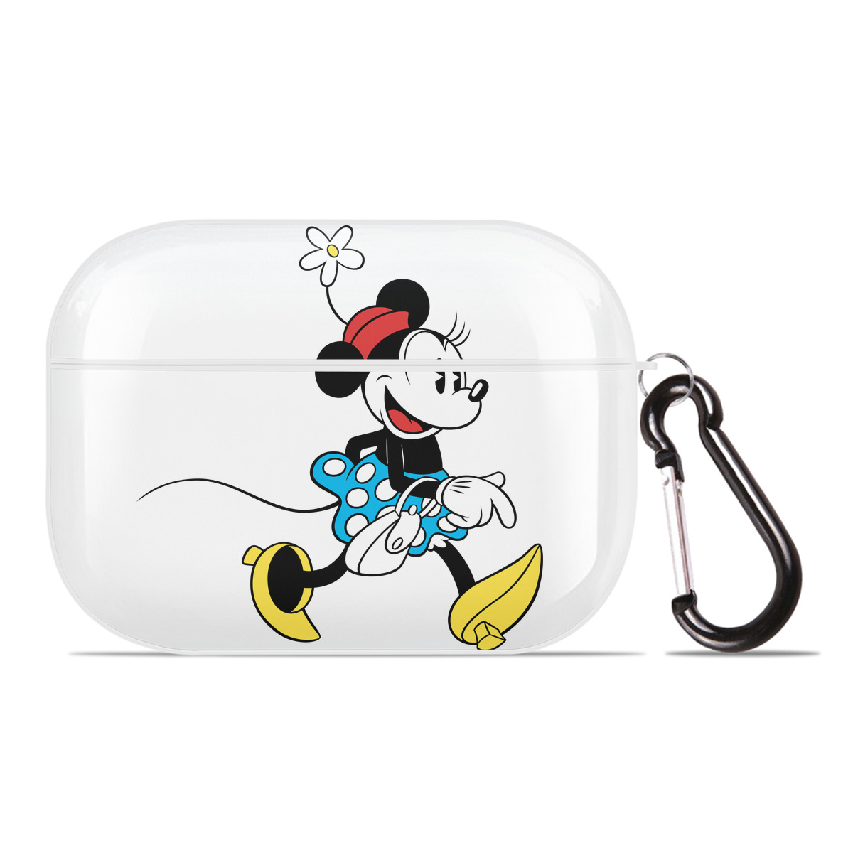 （画像用） ミッキーマウス Mickey Mouse 【AirPods Pro用】ハードシェル保護ケース 耐衝撃・防指紋・カラビナ付き商品仕様