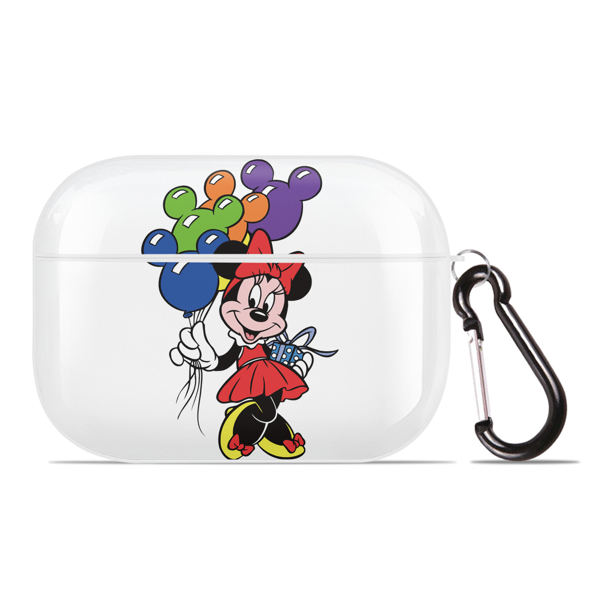 （画像用） ミッキーマウス Mickey Mouse 【AirPods Pro用】ハードシェル保護ケース 耐衝撃・防指紋・カラビナ付き商品仕様