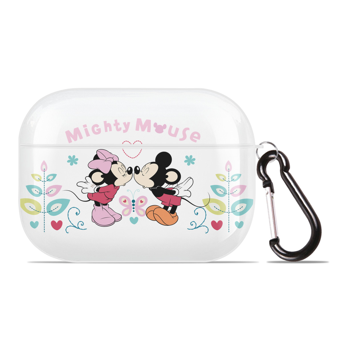 （画像用） ミッキーマウス Mickey Mouse 【AirPods Pro用】ハードシェル保護ケース 耐衝撃・防指紋・カラビナ付き商品仕様