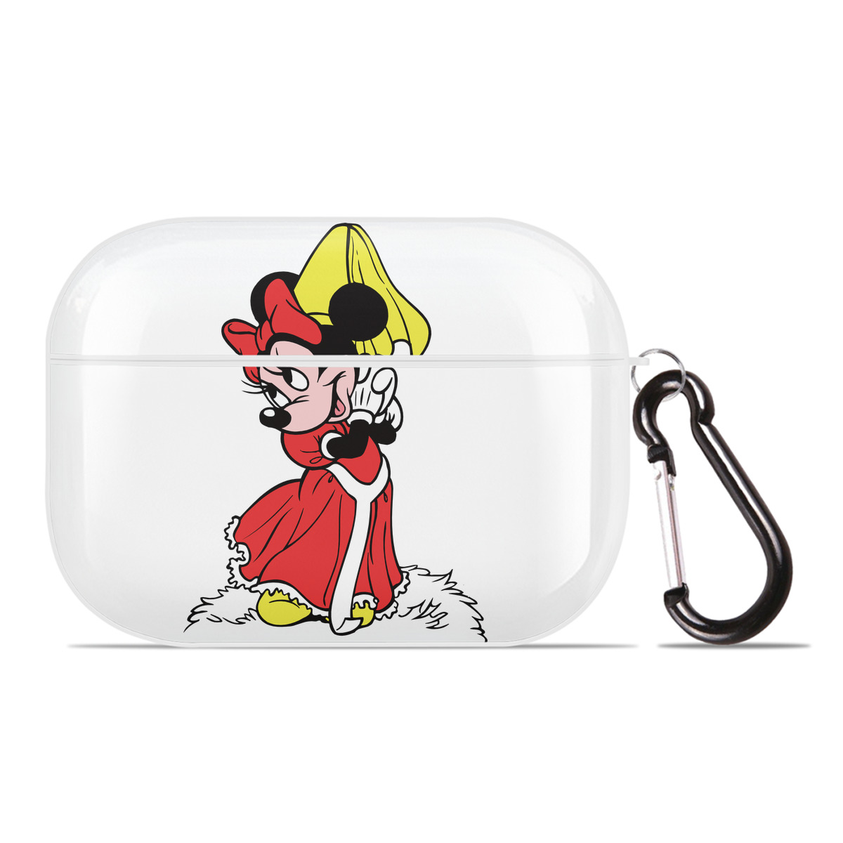 （画像用） ミッキーマウス Mickey Mouse 【AirPods Pro用】ハードシェル保護ケース 耐衝撃・防指紋・カラビナ付き商品仕様