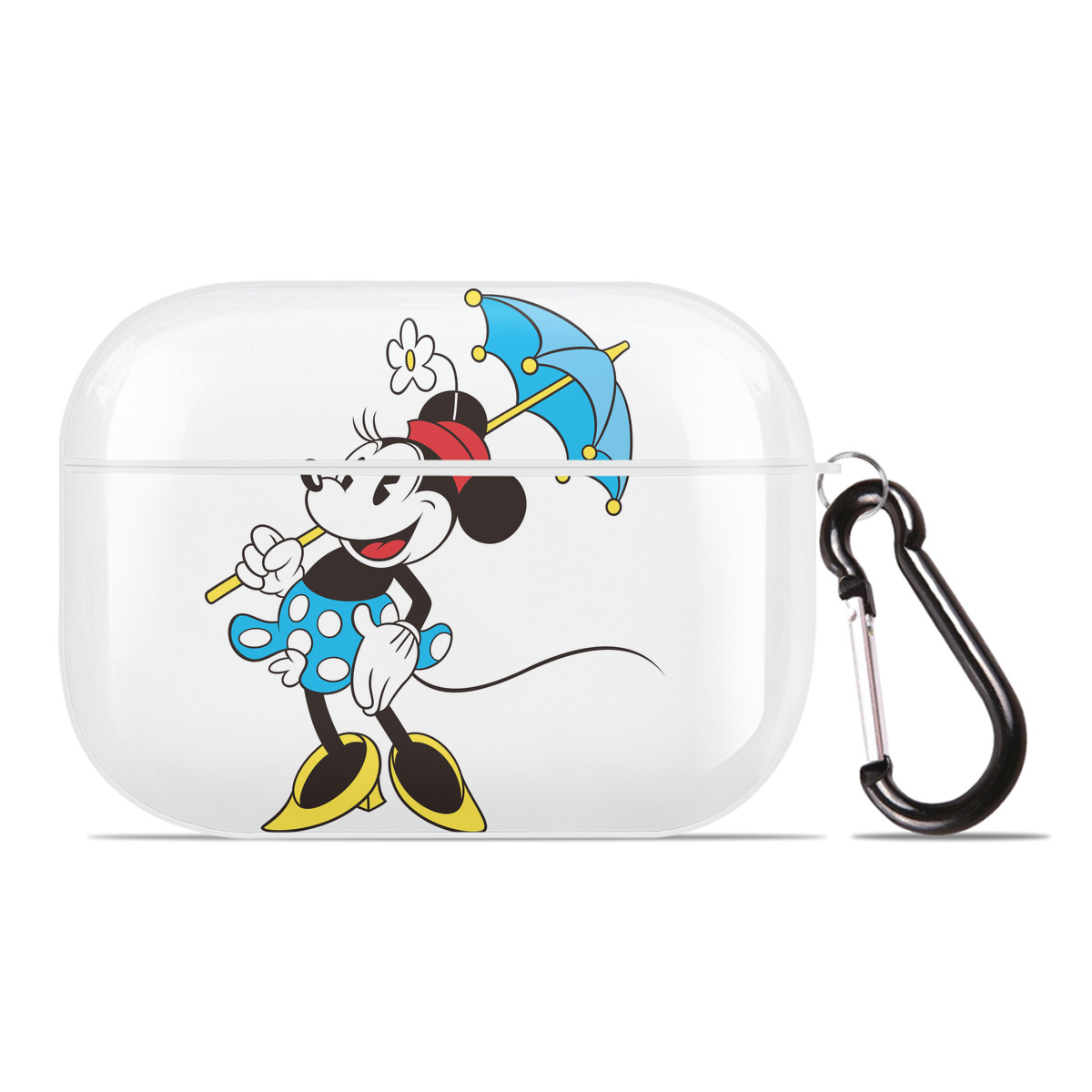 （画像用） ミッキーマウス Mickey Mouse 【AirPods Pro用】ハードシェル保護ケース 耐衝撃・防指紋・カラビナ付き商品仕様