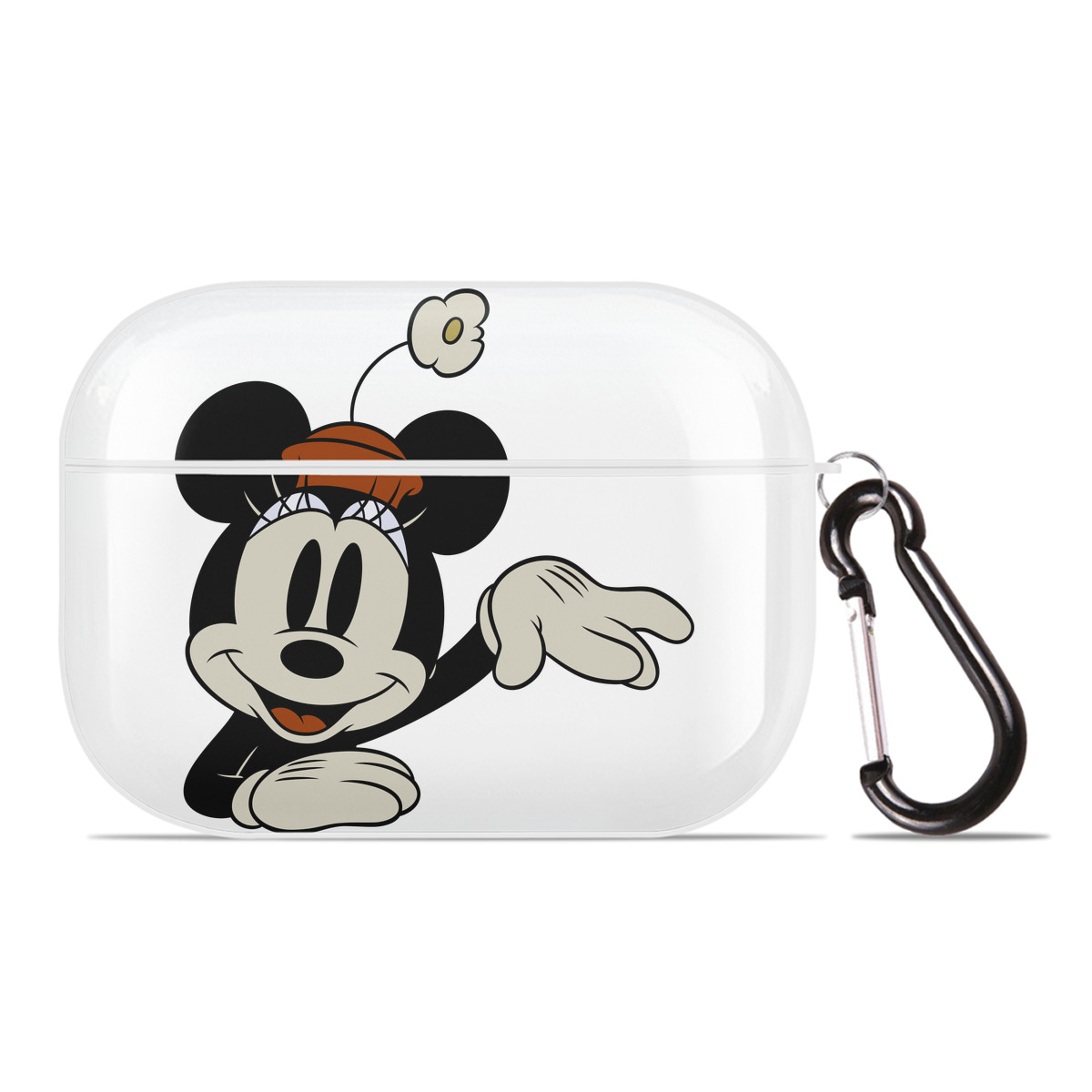 （画像用） ミッキーマウス Mickey Mouse 【AirPods Pro用】ハードシェル保護ケース 耐衝撃・防指紋・カラビナ付き商品仕様