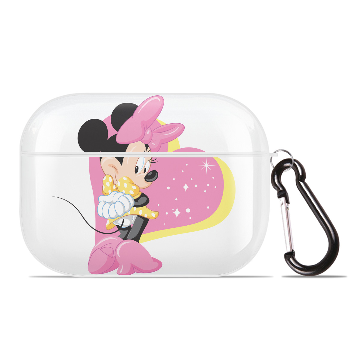 （画像用） ミッキーマウス Mickey Mouse 【AirPods Pro用】ハードシェル保護ケース 耐衝撃・防指紋・カラビナ付き商品仕様