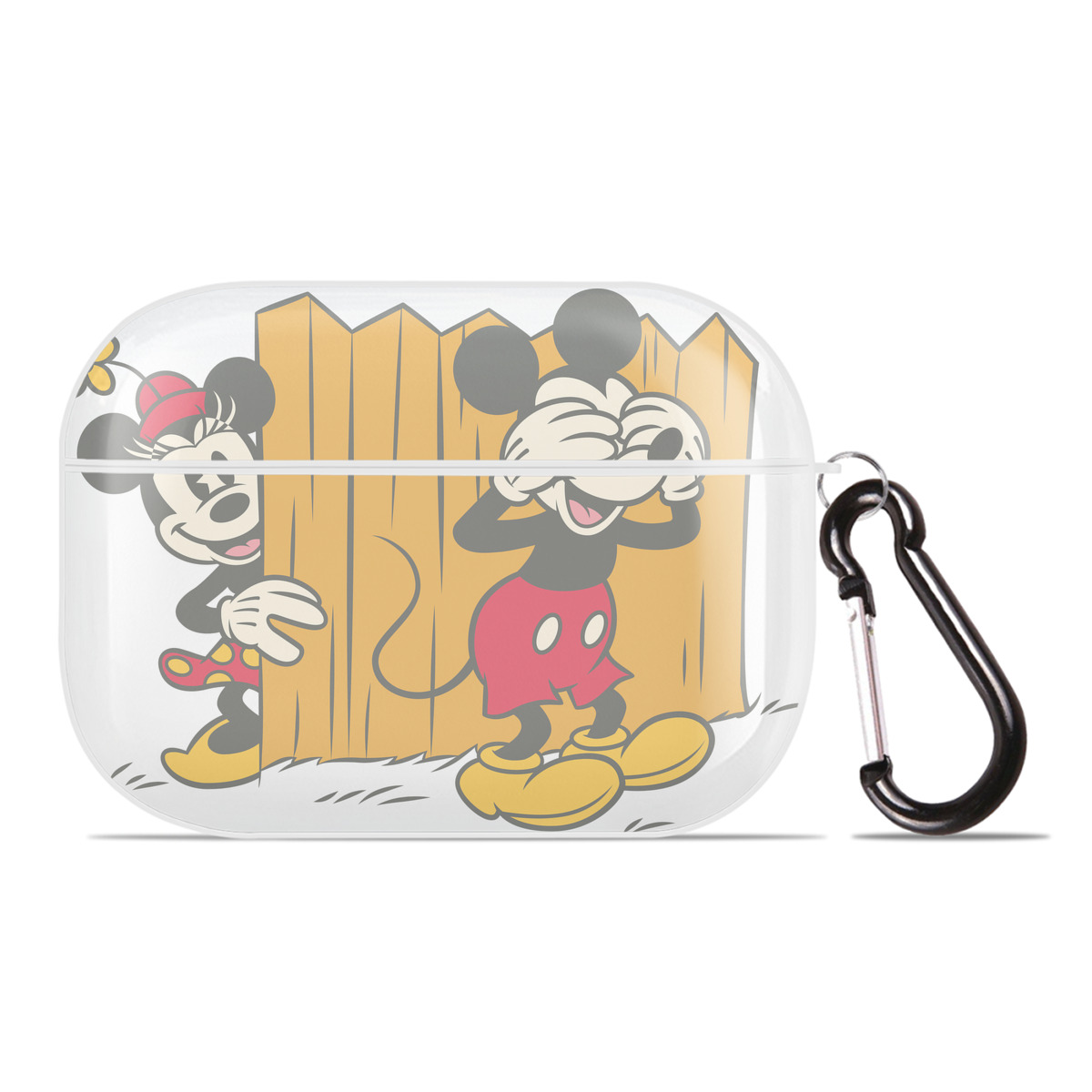（画像用） ミッキーマウス Mickey Mouse 【AirPods Pro用】ハードシェル保護ケース 耐衝撃・防指紋・カラビナ付き商品仕様