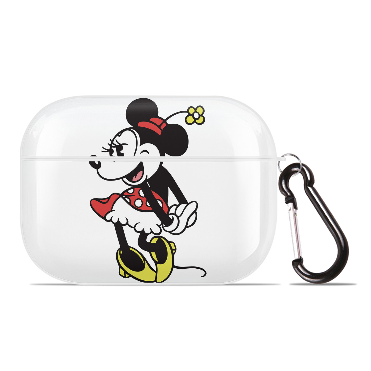 （画像用） ミッキーマウス Mickey Mouse 【AirPods Pro用】ハードシェル保護ケース 耐衝撃・防指紋・カラビナ付き商品仕様