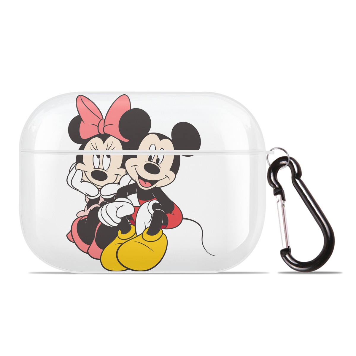 （画像用） ミッキーマウス Mickey Mouse 【AirPods Pro用】ハードシェル保護ケース 耐衝撃・防指紋・カラビナ付き商品仕様