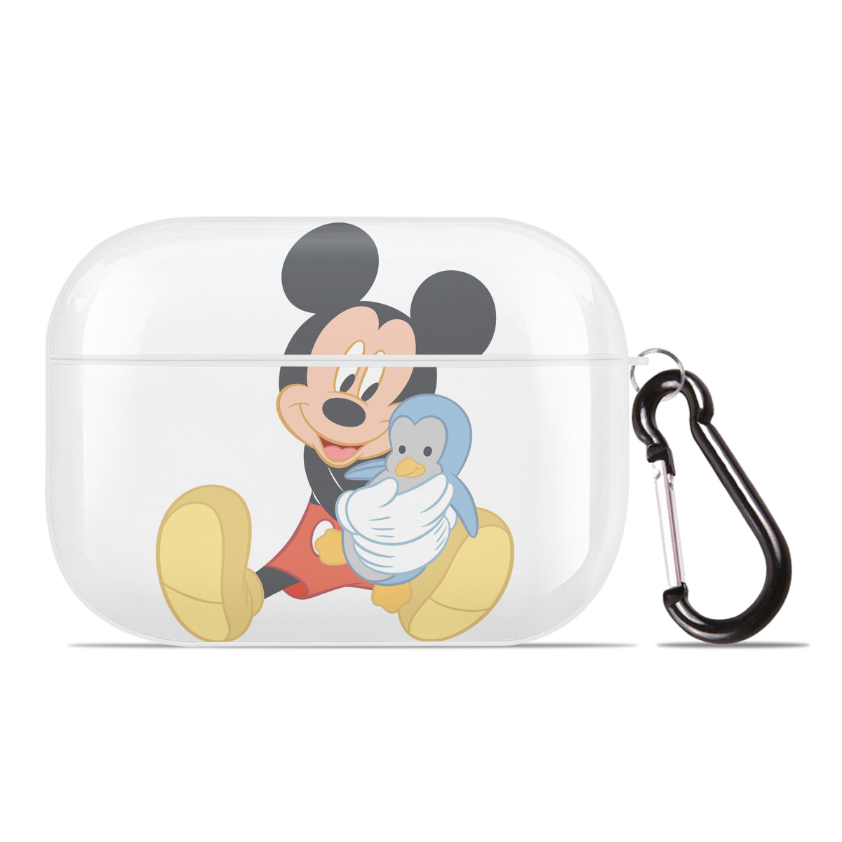 （画像用） ミッキーマウス Mickey Mouse 【AirPods Pro用】ハードシェル保護ケース 耐衝撃・防指紋・カラビナ付き商品仕様