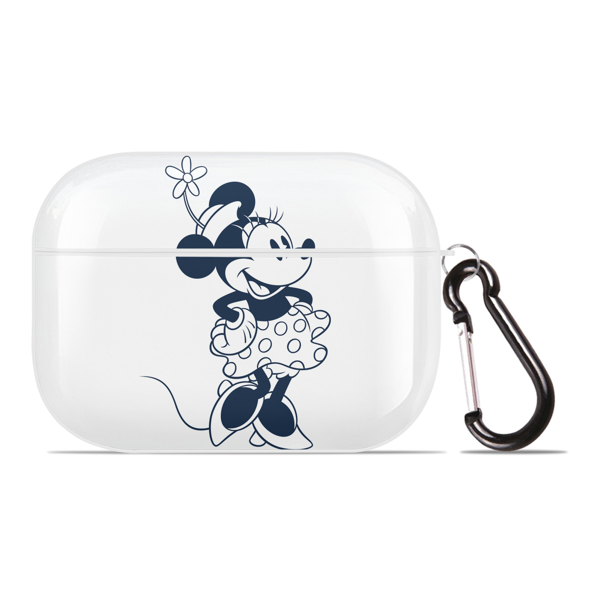 （画像用） ミッキーマウス Mickey Mouse 【AirPods Pro用】ハードシェル保護ケース 耐衝撃・防指紋・カラビナ付き商品仕様