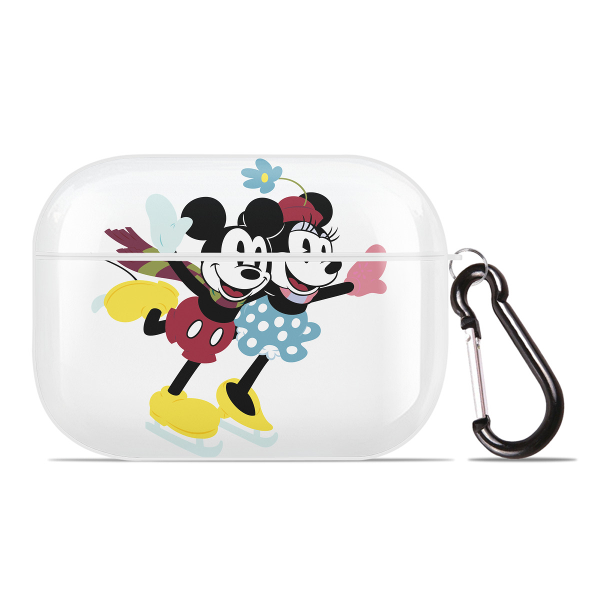 （画像用） ミッキーマウス Mickey Mouse 【AirPods Pro用】ハードシェル保護ケース 耐衝撃・防指紋・カラビナ付き商品仕様