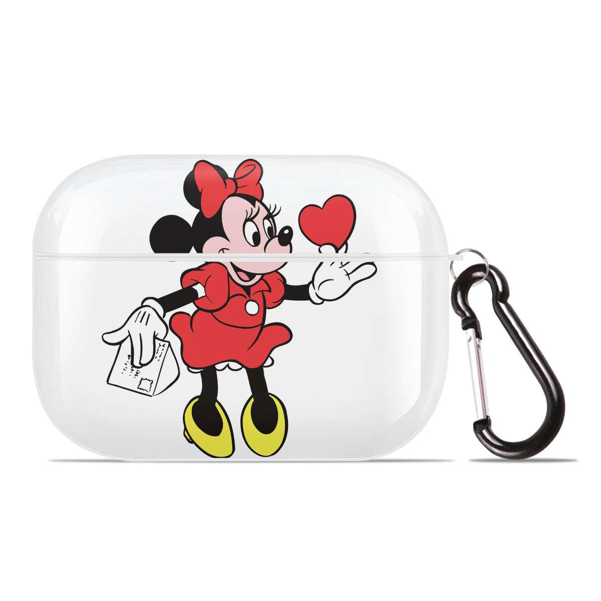 （画像用） ミッキーマウス Mickey Mouse 【AirPods Pro用】ハードシェル保護ケース 耐衝撃・防指紋・カラビナ付き商品仕様
