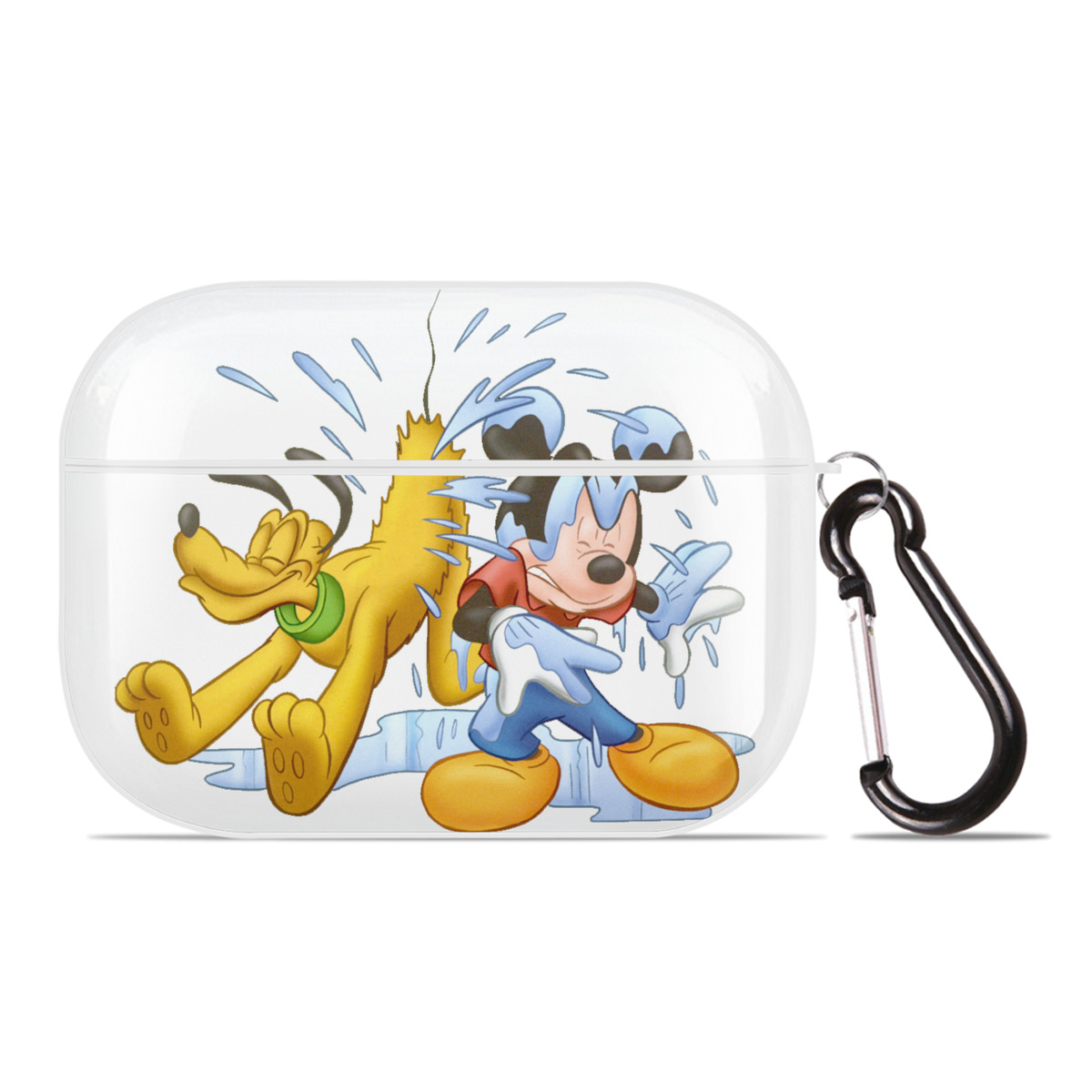 （画像用） ミッキーマウス Mickey Mouse 【AirPods Pro用】ハードシェル保護ケース 耐衝撃・防指紋・カラビナ付き商品仕様