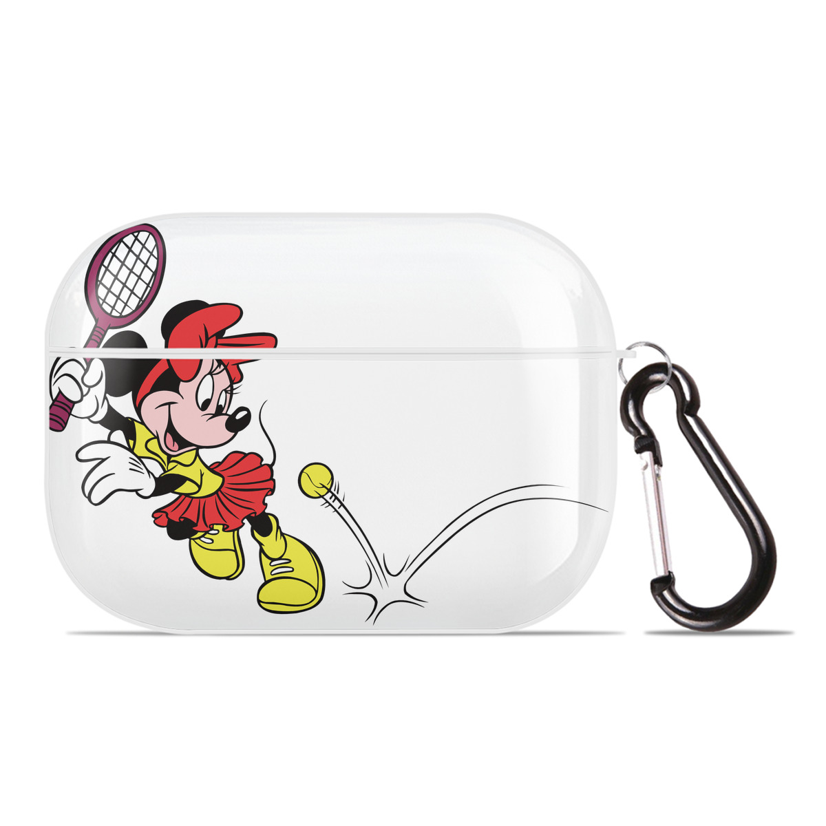 （画像用） ミッキーマウス Mickey Mouse 【AirPods Pro用】ハードシェル保護ケース 耐衝撃・防指紋・カラビナ付き商品仕様