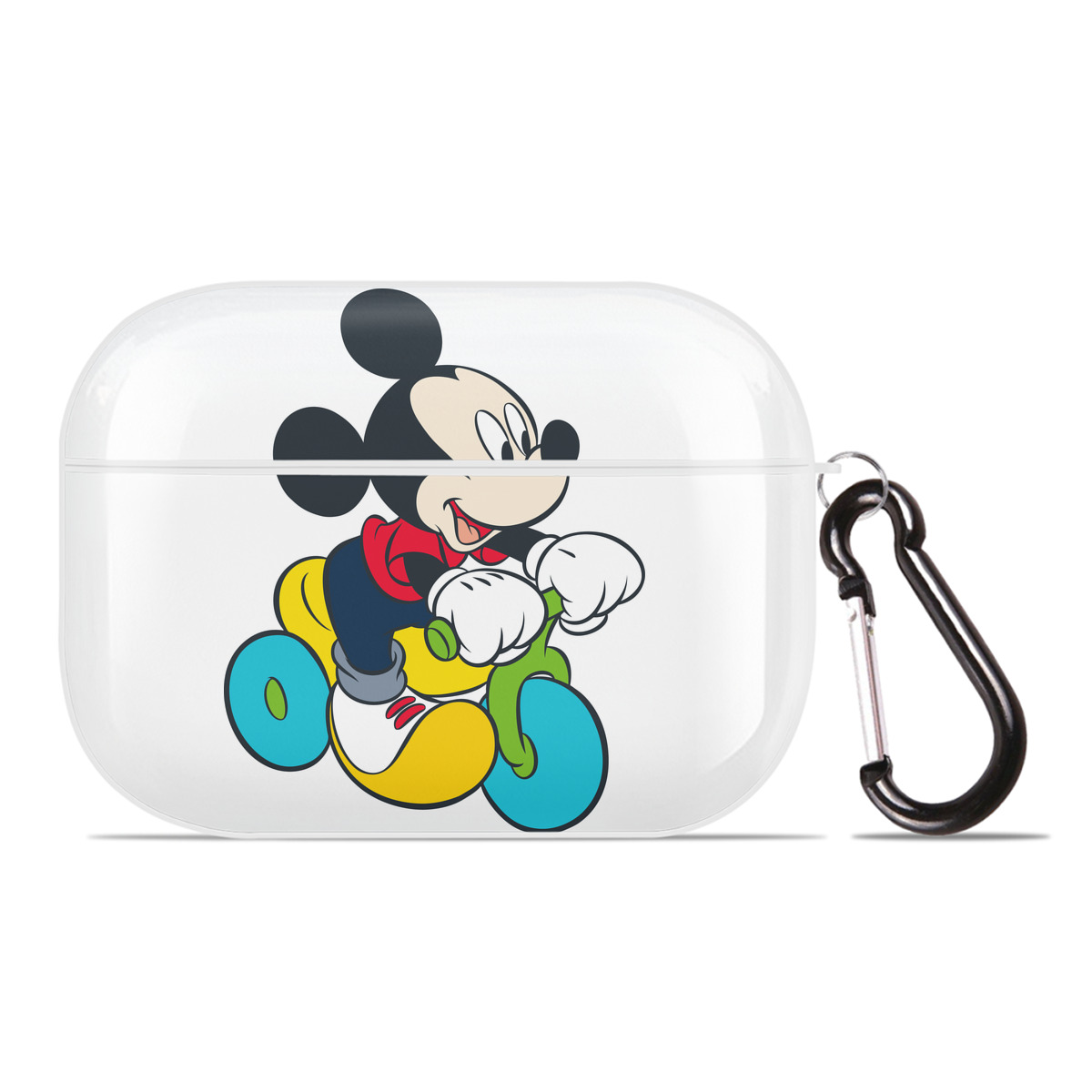 （画像用） ミッキーマウス Mickey Mouse 【AirPods Pro用】ハードシェル保護ケース 耐衝撃・防指紋・カラビナ付き商品仕様
