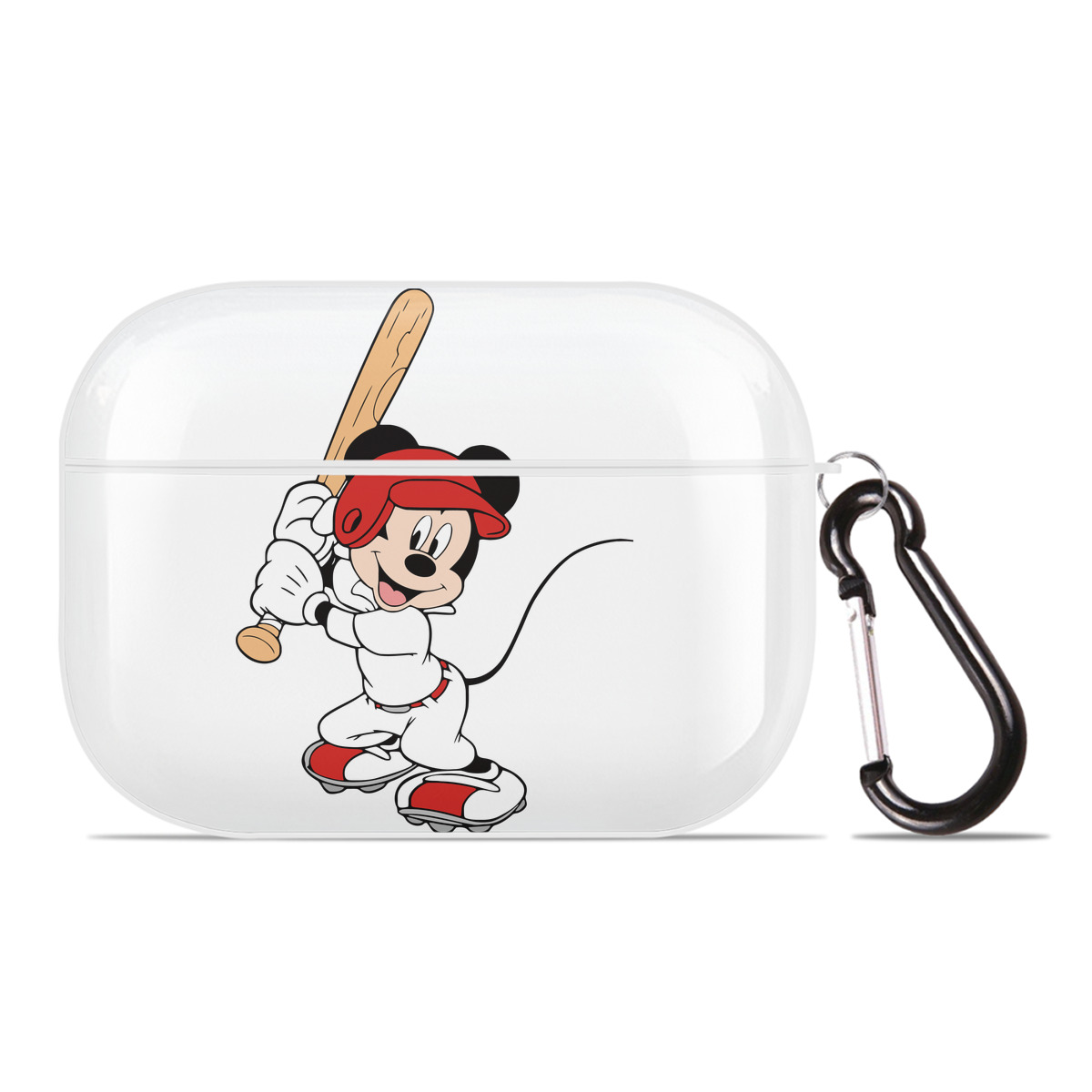 （画像用） ミッキーマウス Mickey Mouse 【AirPods Pro用】ハードシェル保護ケース 耐衝撃・防指紋・カラビナ付き商品仕様