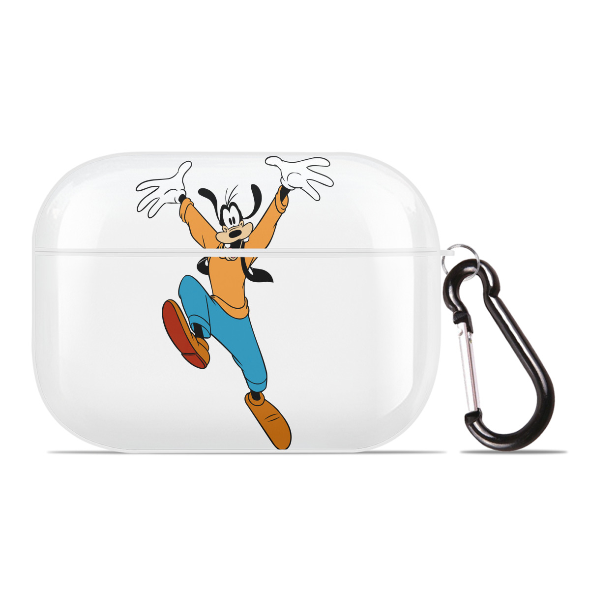 （画像用） ミッキーマウス Mickey Mouse 【AirPods Pro用】ハードシェル保護ケース 耐衝撃・防指紋・カラビナ付き商品仕様