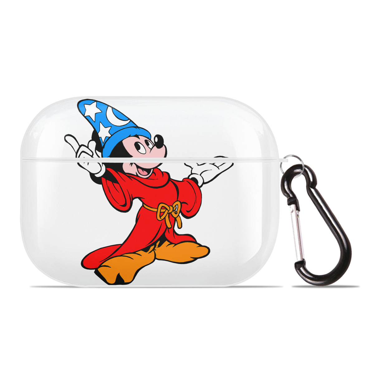 （画像用） ミッキーマウス Mickey Mouse 【AirPods Pro用】ハードシェル保護ケース 耐衝撃・防指紋・カラビナ付き商品仕様