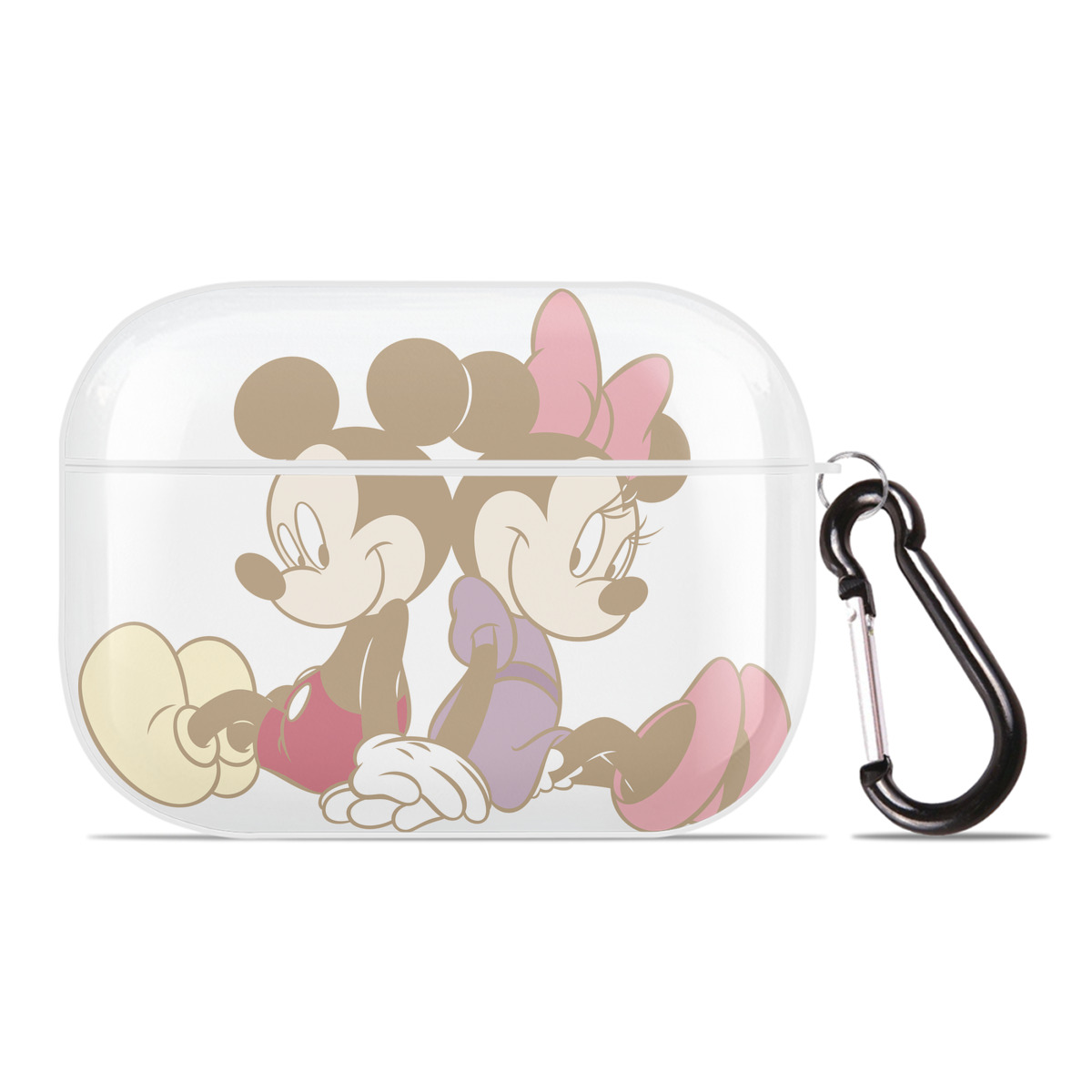 （画像用） ミッキーマウス Mickey Mouse 【AirPods Pro用】ハードシェル保護ケース 耐衝撃・防指紋・カラビナ付き商品仕様